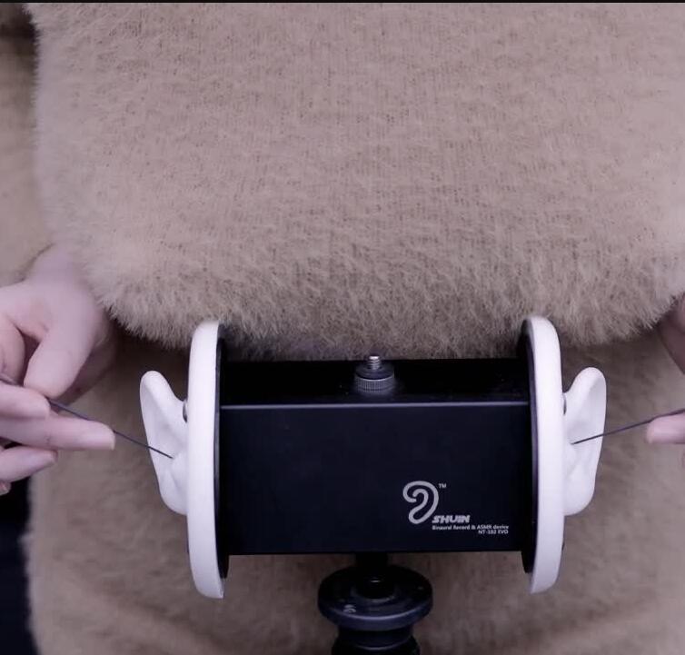 晓MI-ASMR 口腔音 舔耳 弹舌音 按摩 喘息 Wheezing oral sound licking ear playing tongue